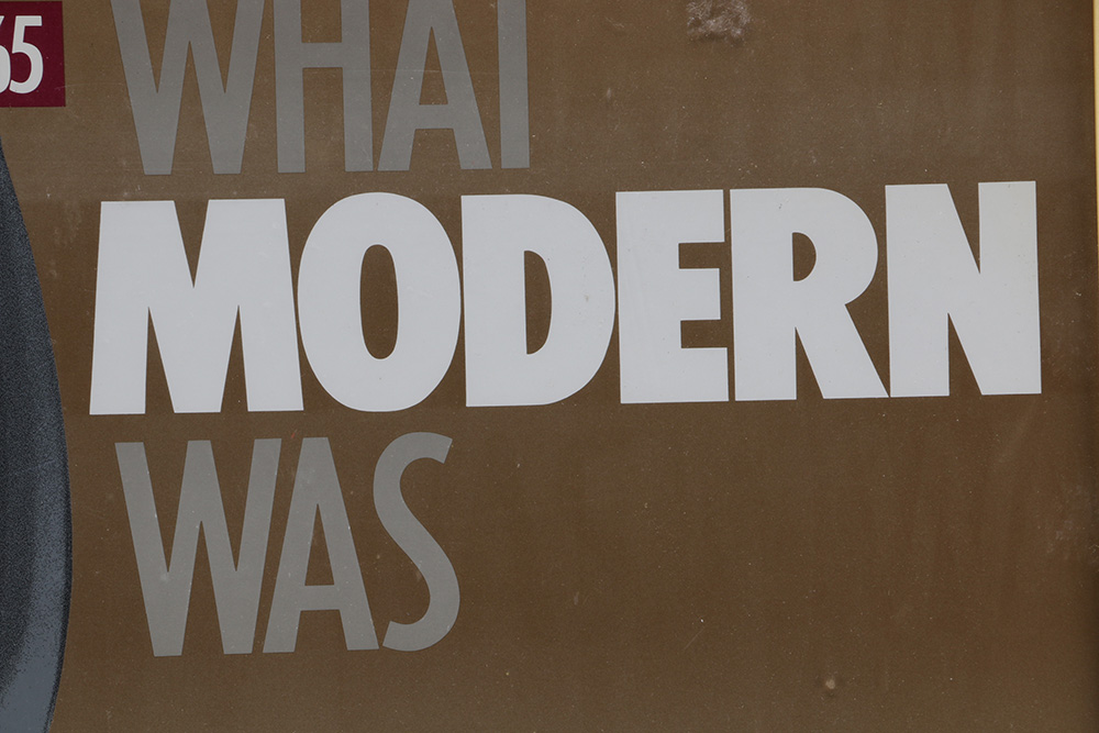 "What Modern Was" Toledo Museum of Art Framed Exhibit Poster