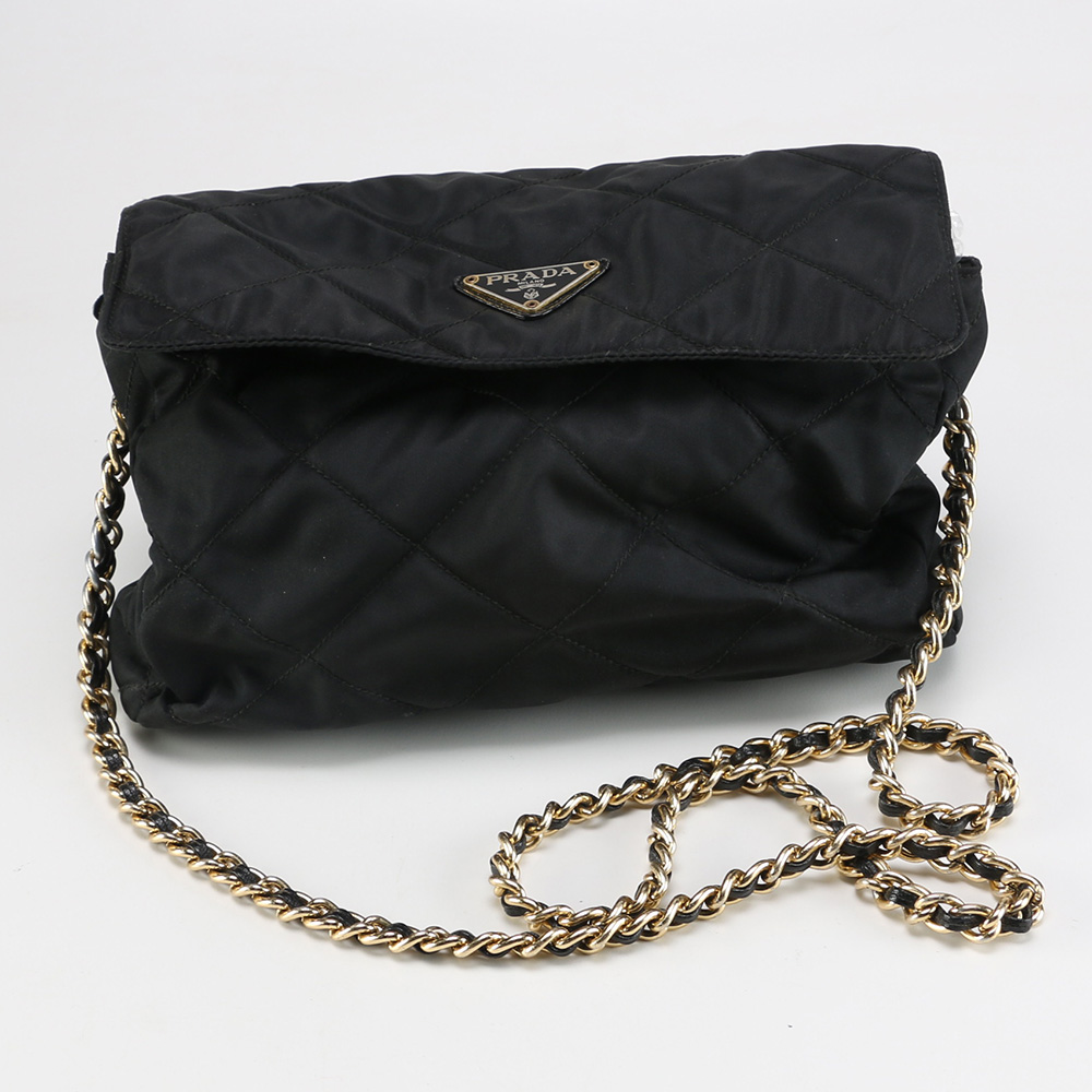 Black Prada Shoulder Bag