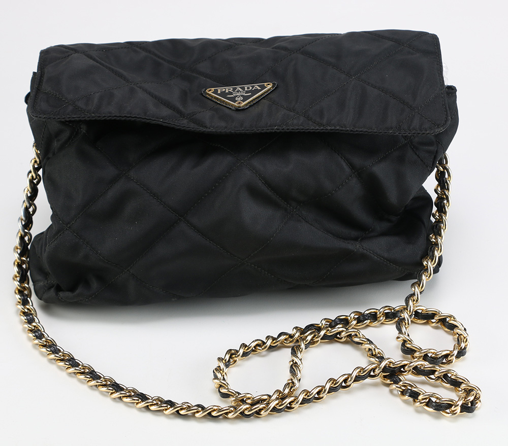 Black Prada Shoulder Bag