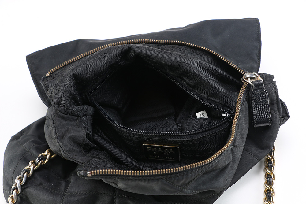 Black Prada Shoulder Bag