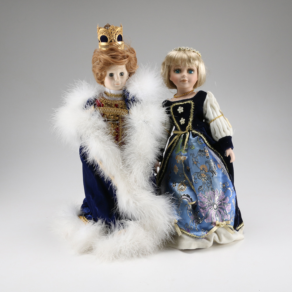 Pair of 1987 Disney's "Snow White" Collector's Dolls