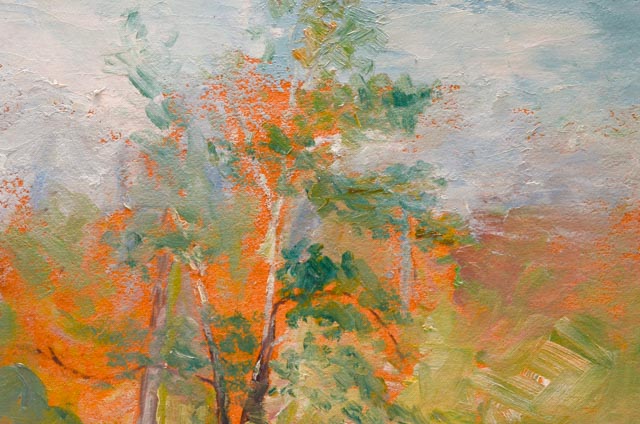 Dora McCollister Original Double-Sided Oil Painting on Board