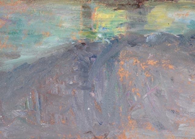 Dora McCollister Original Double-Sided Oil Painting on Board