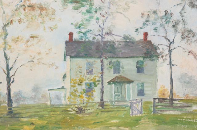 Dora McCollister Original Double-Sided Oil Painting on Board