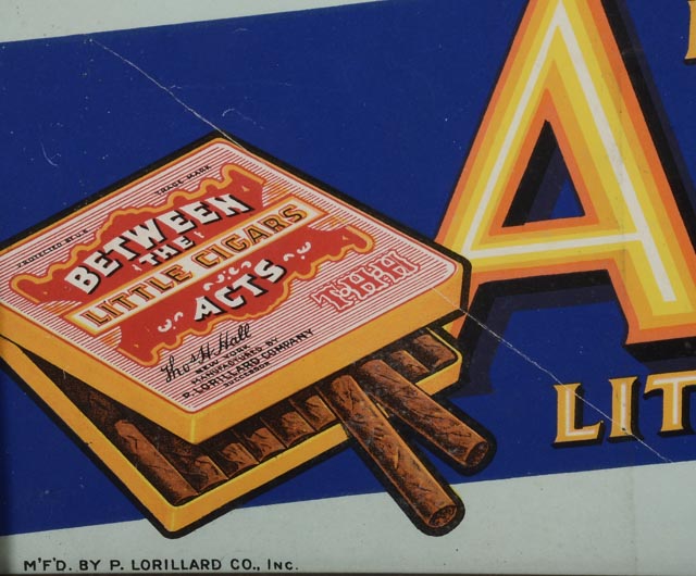 Vintage Original "Between the Acts Little Cigars" Advertisement