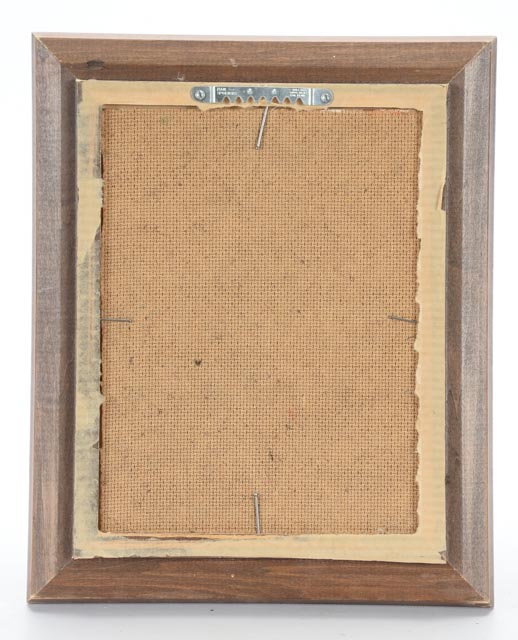 W.T. Carlsen Original Oil on Board Modernist Cityscape