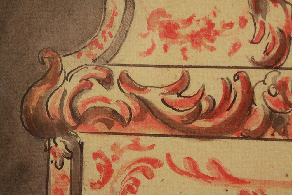 Framed Giclee Prints of Antique Cabinets