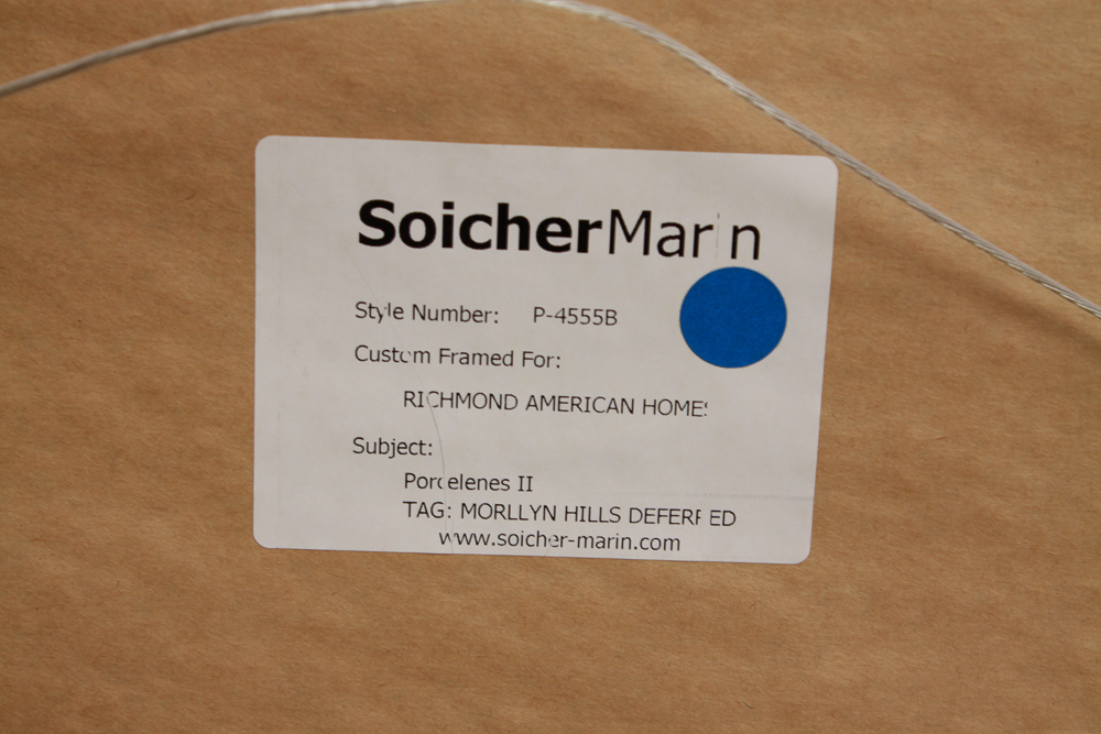 Framed Giclee Prints of Antique Cabinets