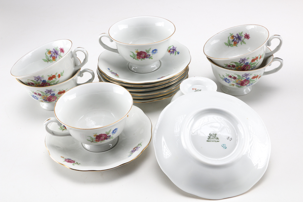 Collection of Vintage Favolina China from Poland