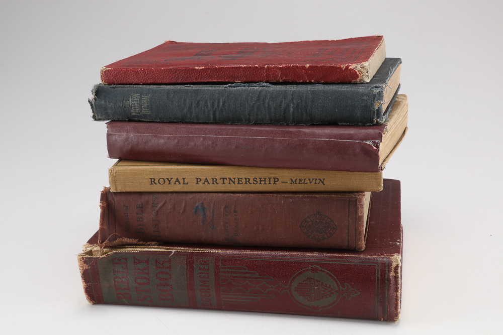 Collection of Hymnals and Bible