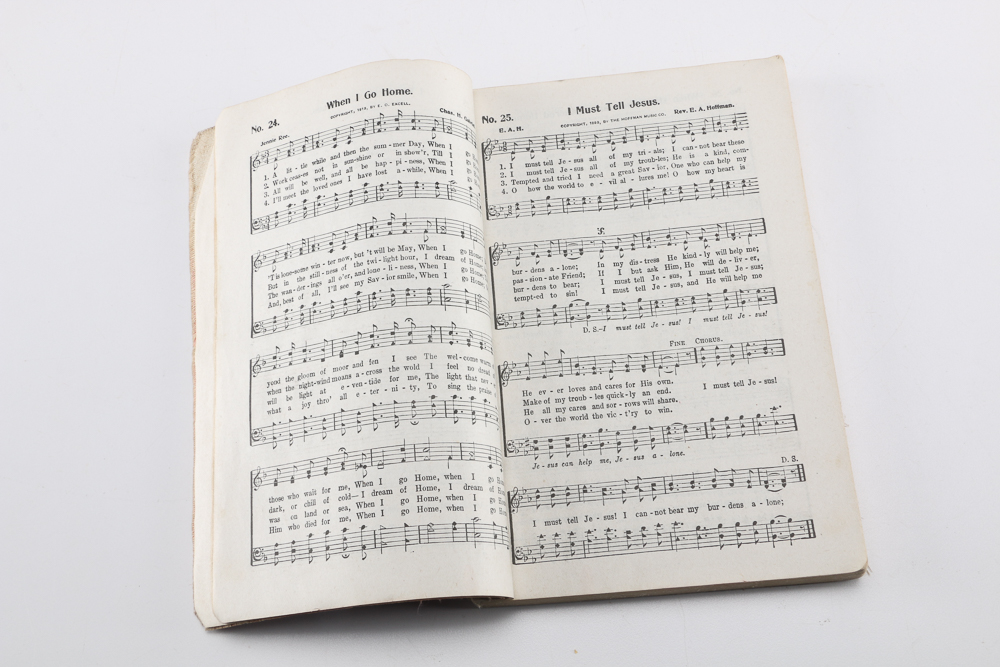 Collection of Hymnals and Bible