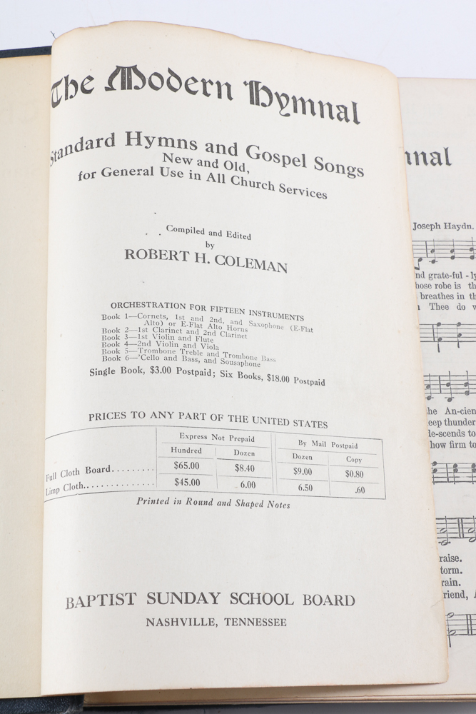Collection of Hymnals and Bible