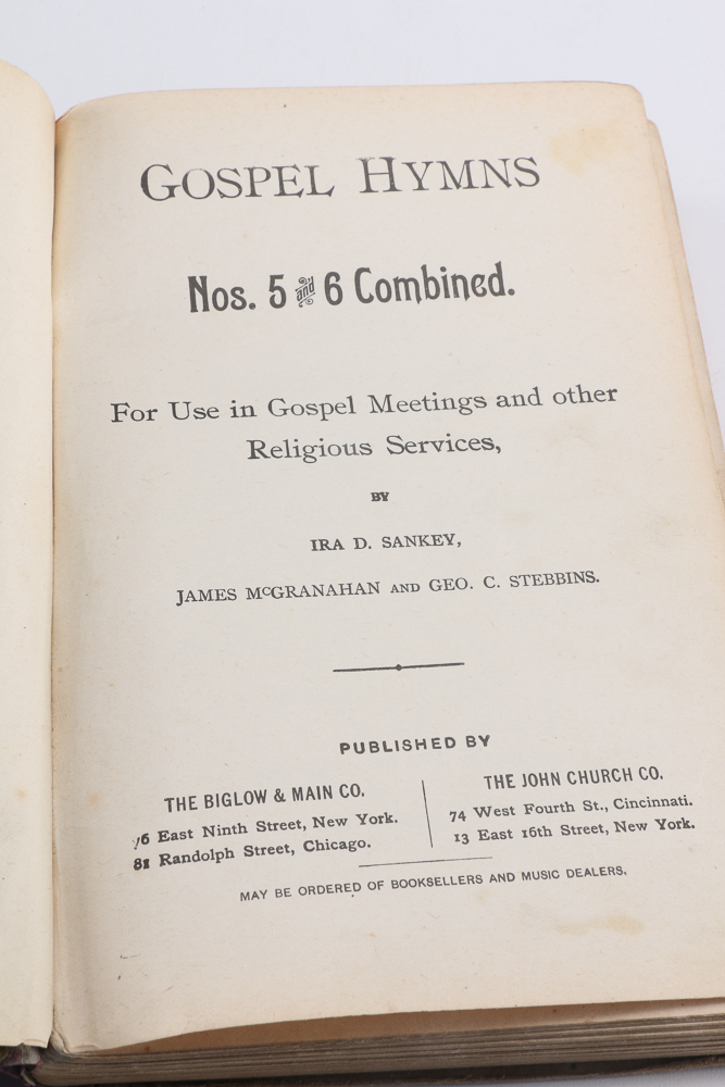 Collection of Hymnals and Bible
