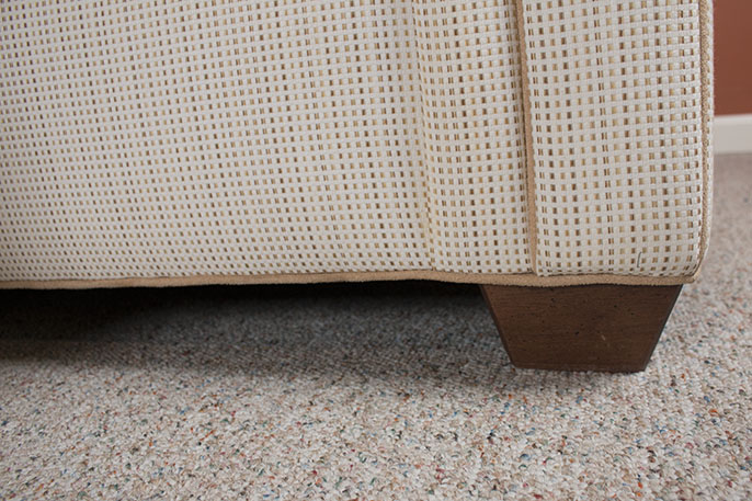 Contemporary Three-Piece Sectional Sofa and Ottoman by J. Raymond Furniture