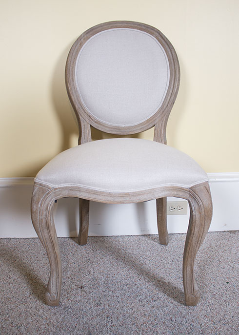 Contemporary Rustic Dining Table with Eight Arhaus "Margot" Chairs