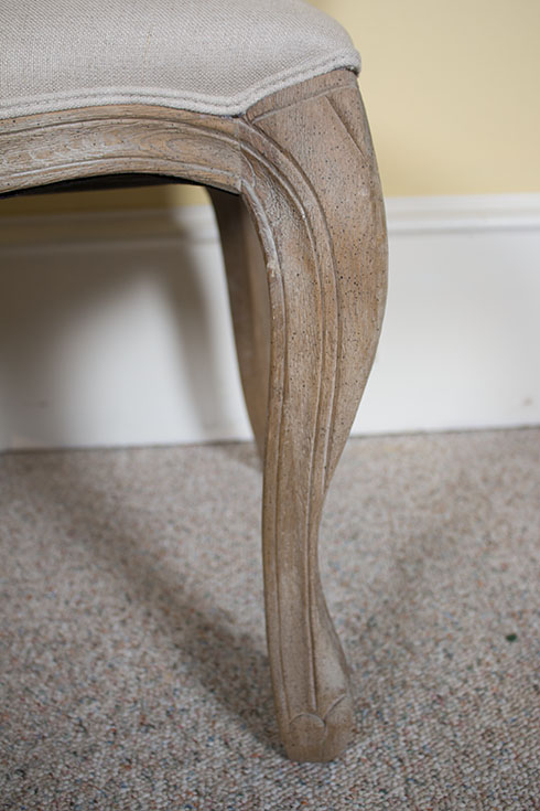 Contemporary Rustic Dining Table with Eight Arhaus "Margot" Chairs