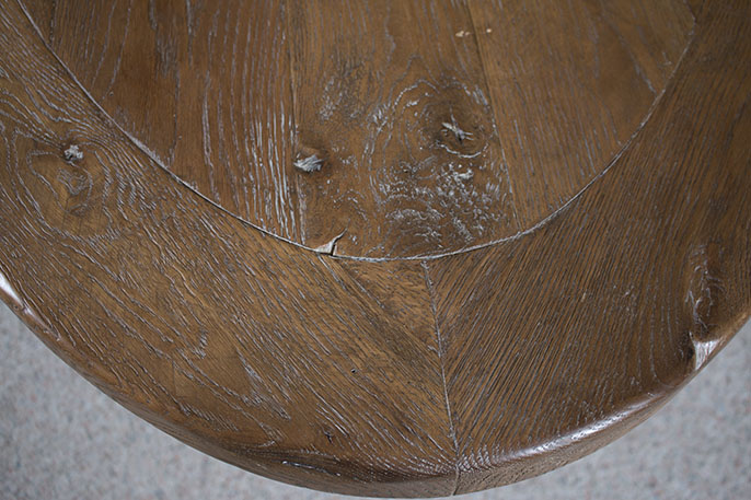 Contemporary Rustic Dining Table with Eight Arhaus "Margot" Chairs