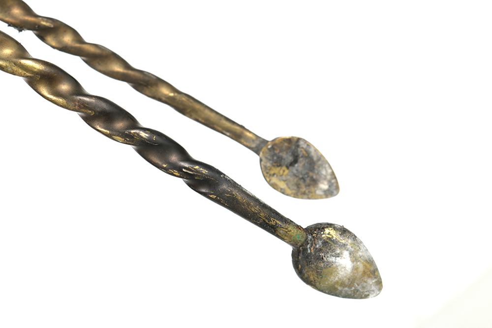 Victorian Brass and Cast Iron Fireplace Tool Set