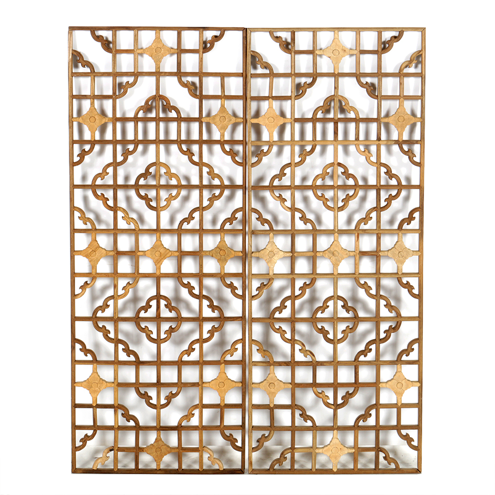 Hand-Carved Wooden Fretwork Panels