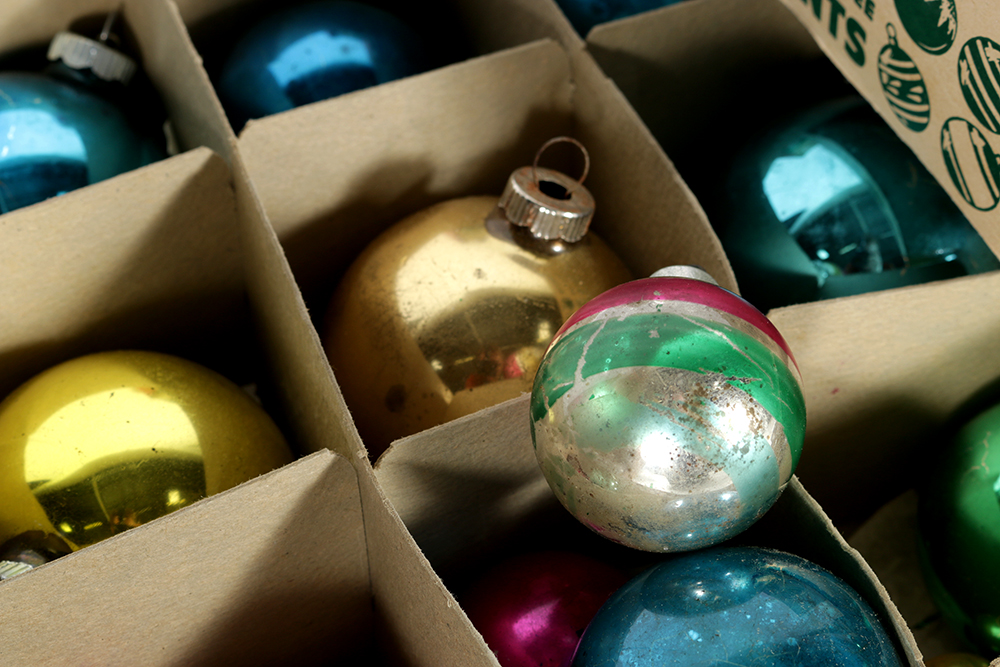 Vintage Glass Christmas Ornaments