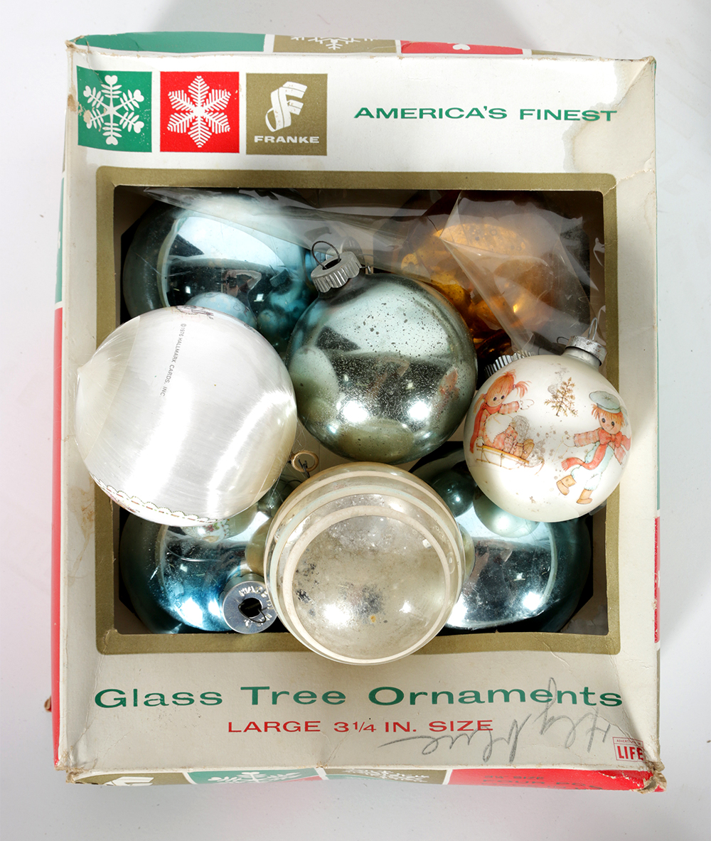 Vintage Glass Christmas Ornaments