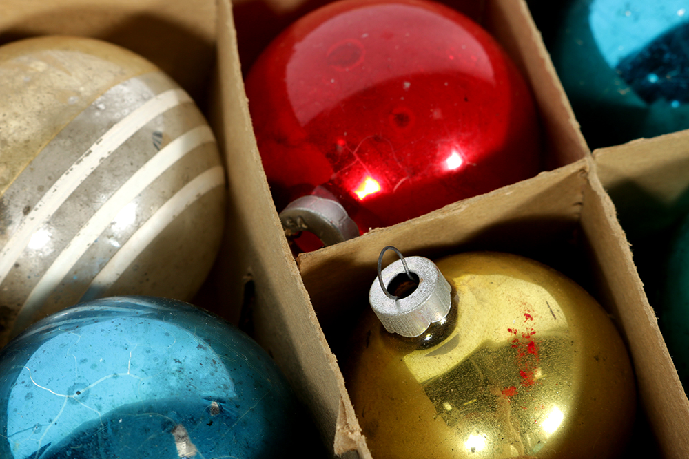 Vintage Glass Christmas Ornaments