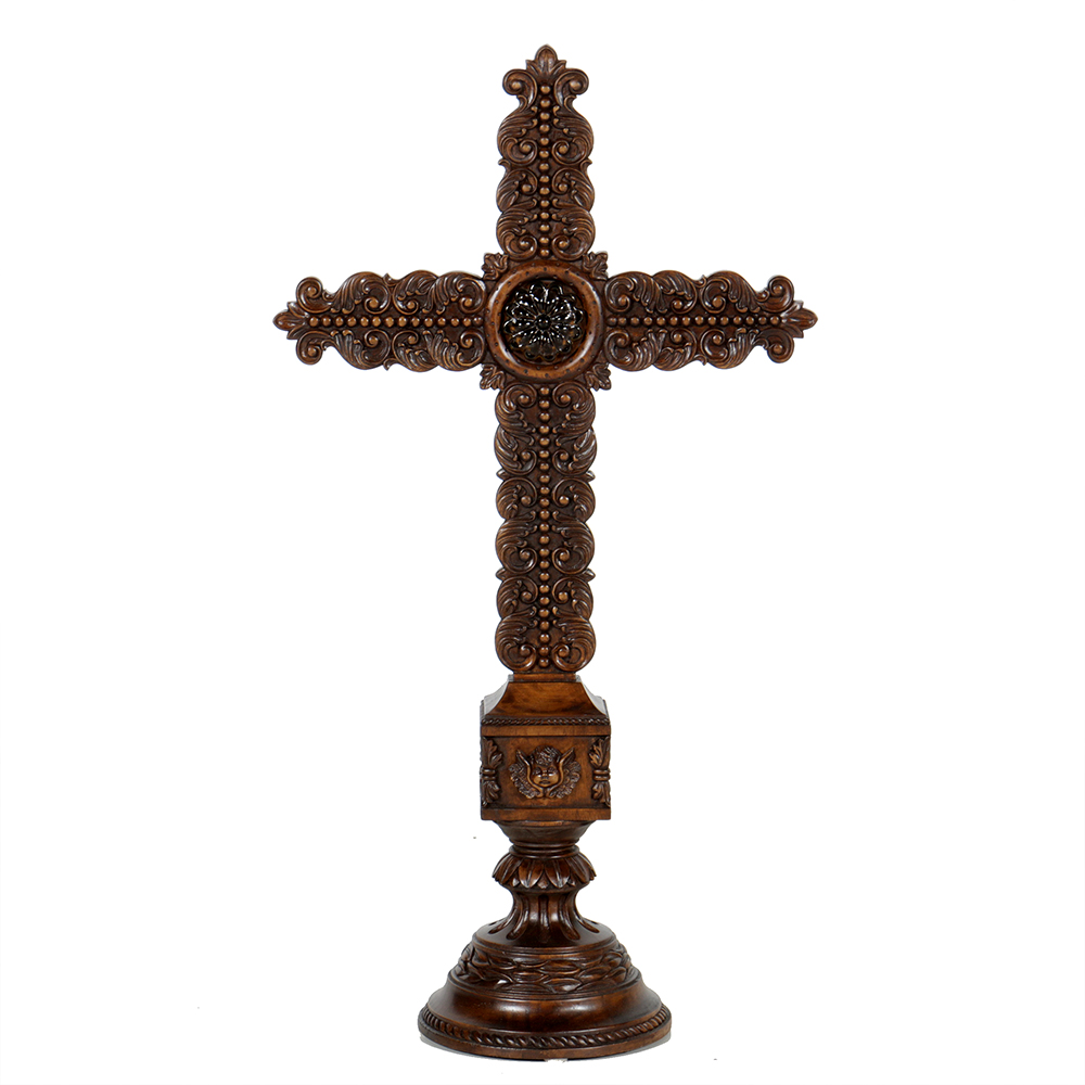 Janice Minor Design Carved Wooden Cross