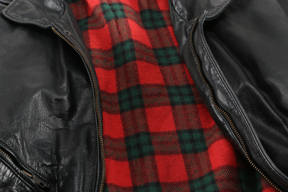 Saks Fifth Avenue Leather Bomber Jacket