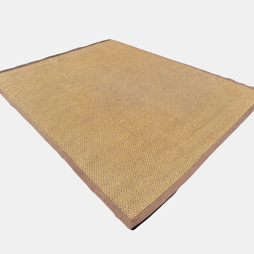 Large Woven Jute or Seagrass Area Rug