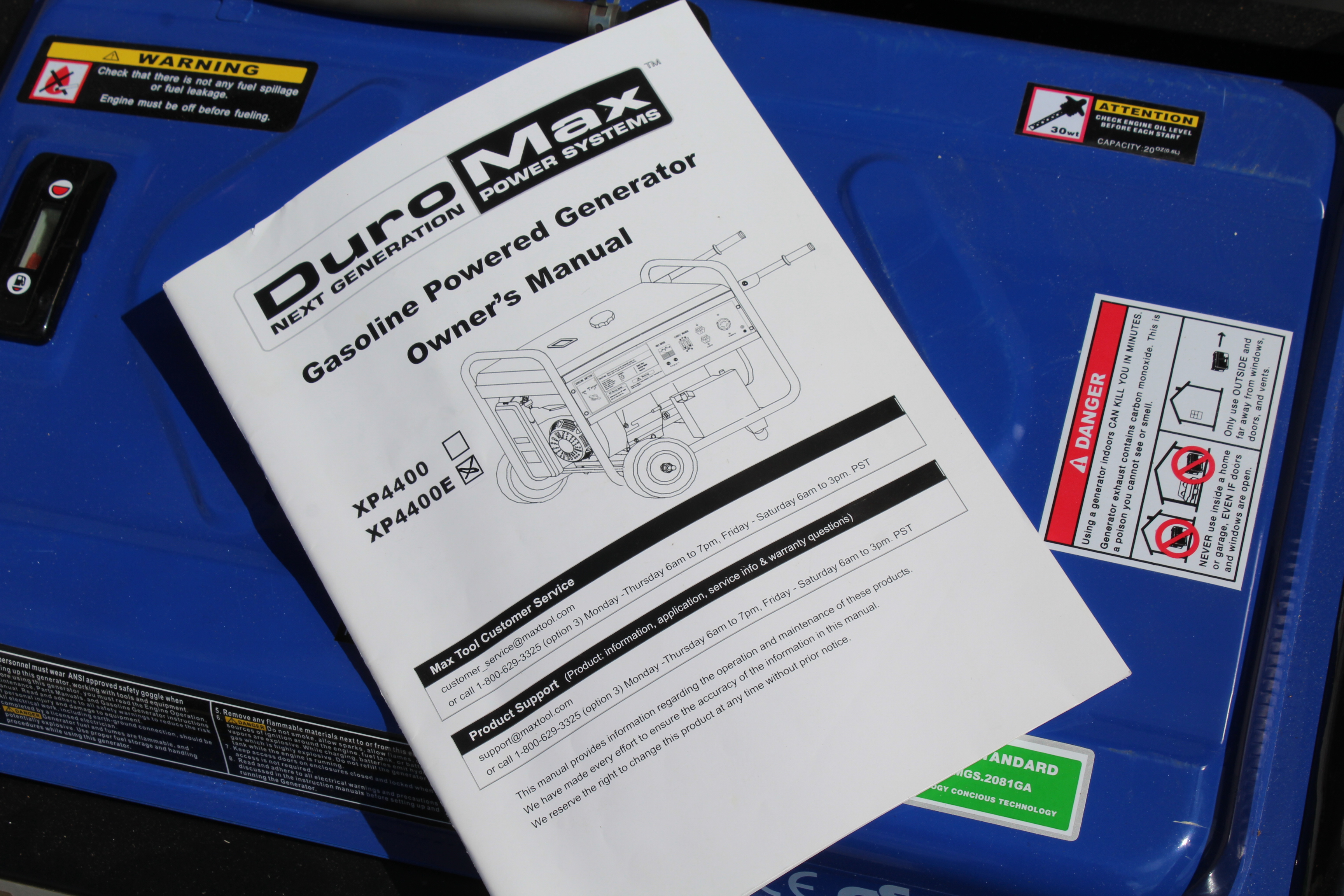 DuroMax Gasoline Powered Generator