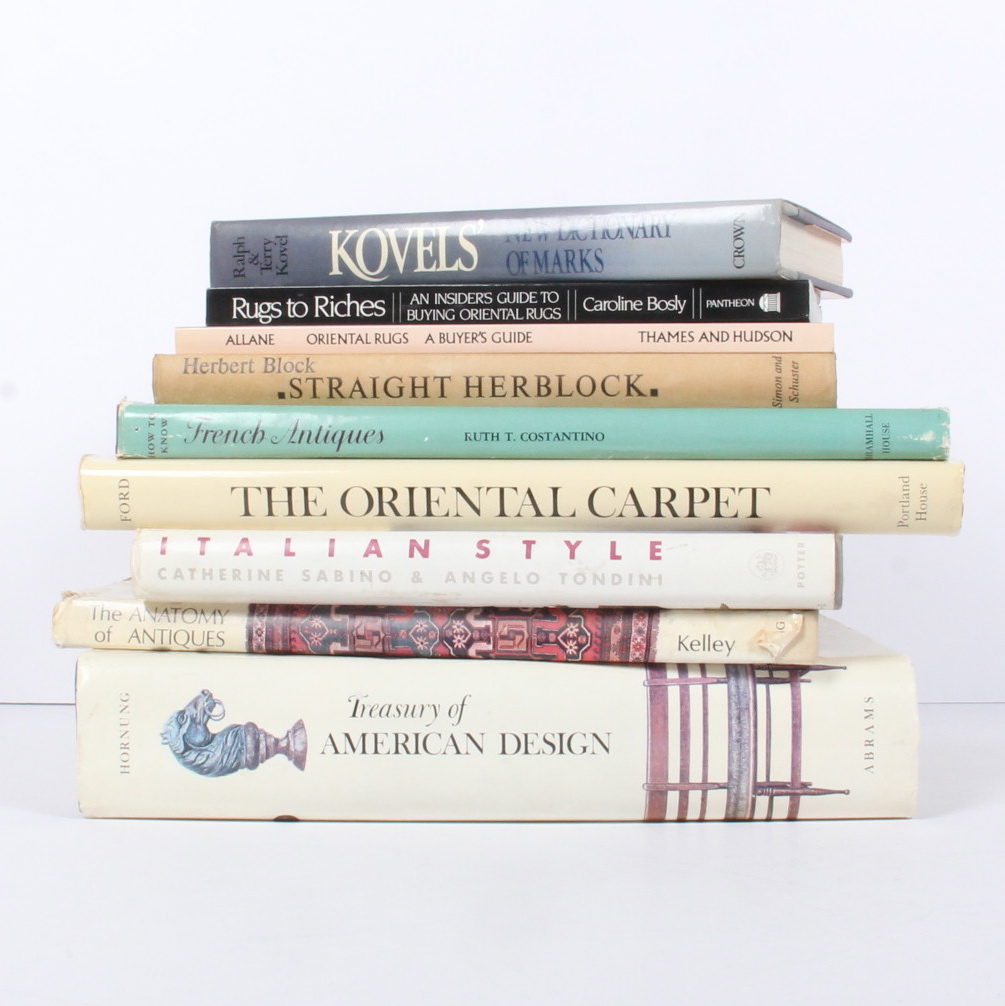 Collection of Antique and Decor Reference Books