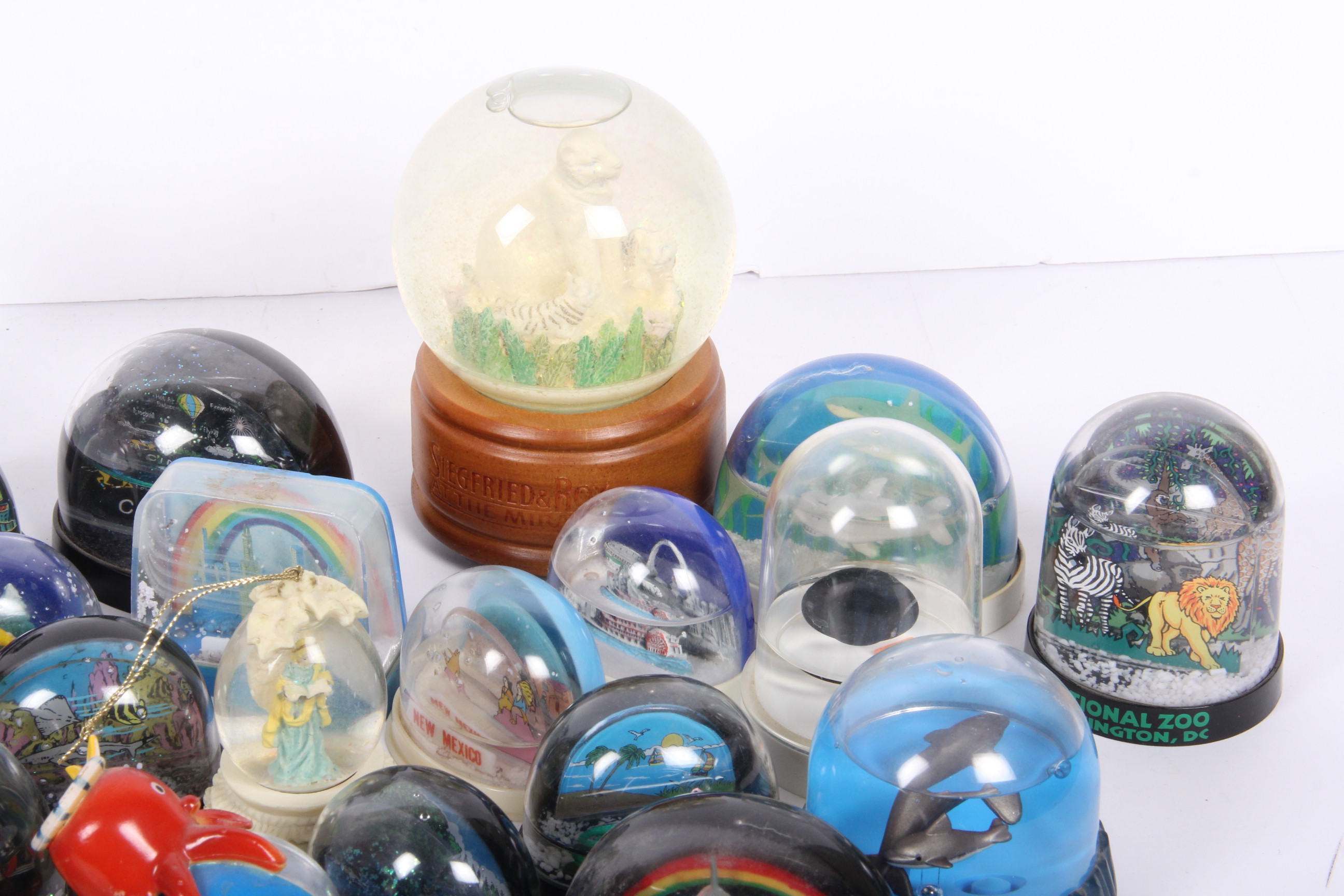 Collection of Vintage Snow Globes