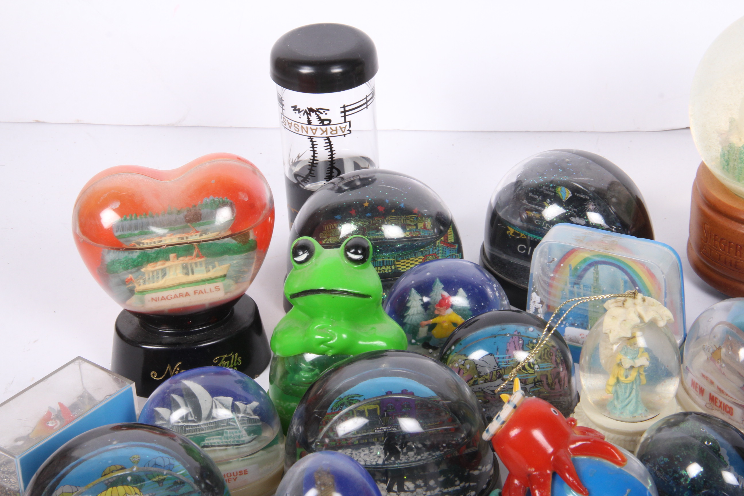 Collection of Vintage Snow Globes