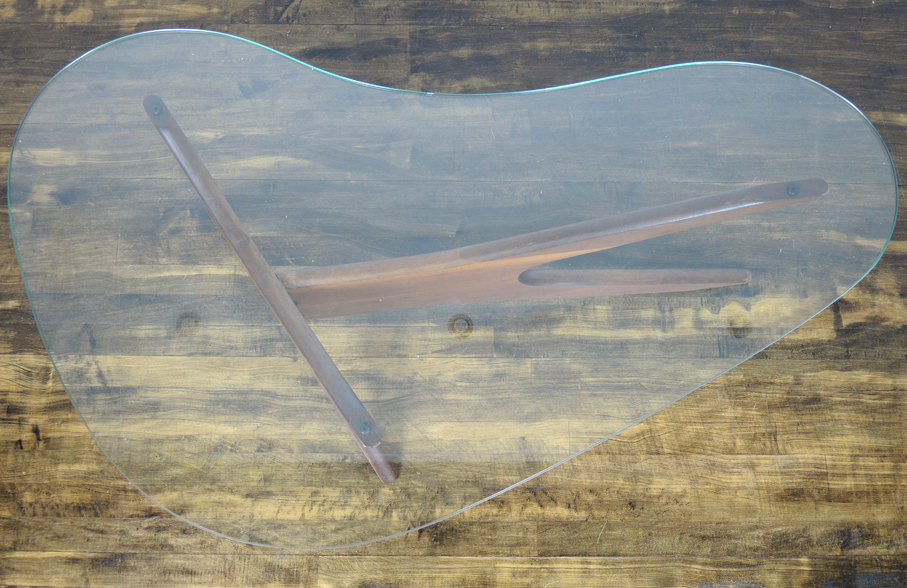 Adrian Pearsall Mid Century Kidney Shaped Coffee Table