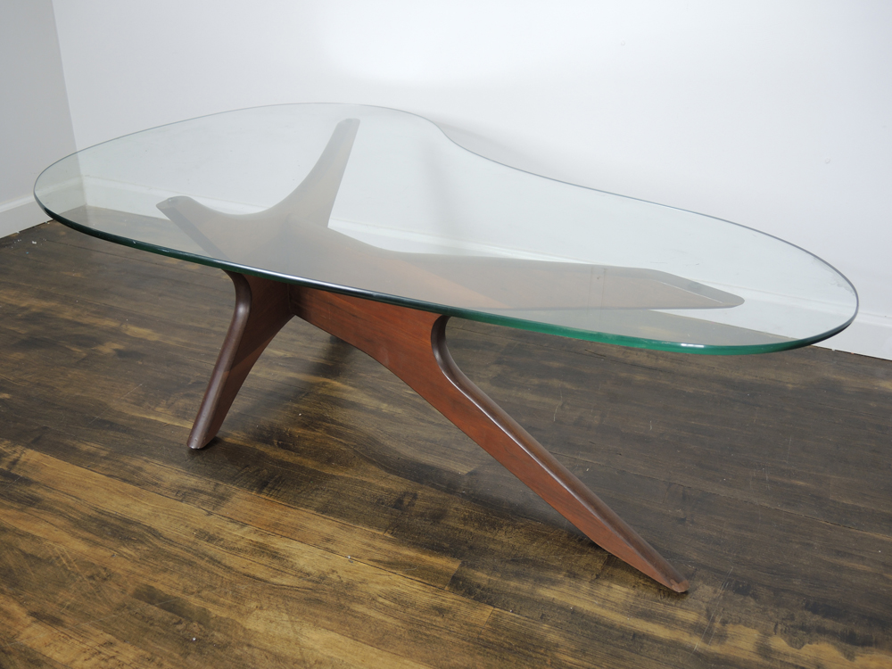 Adrian Pearsall Mid Century Kidney Shaped Coffee Table