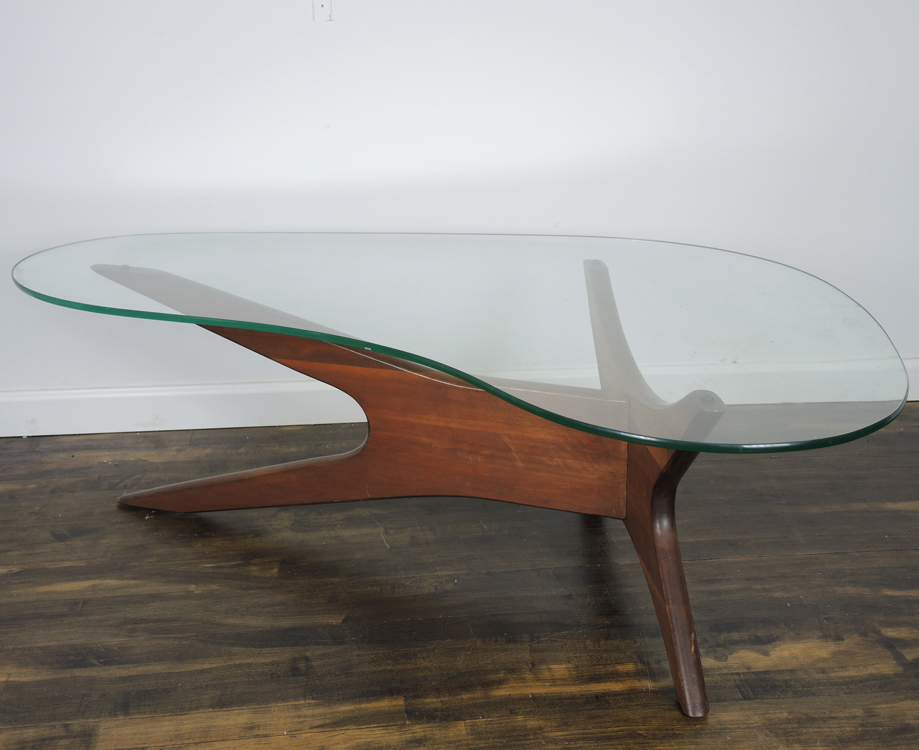 Adrian Pearsall Mid Century Kidney Shaped Coffee Table