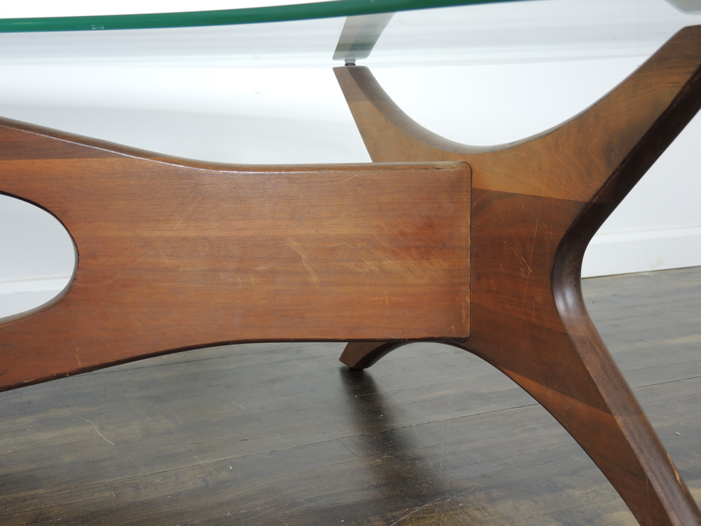 Adrian Pearsall Mid Century Kidney Shaped Coffee Table