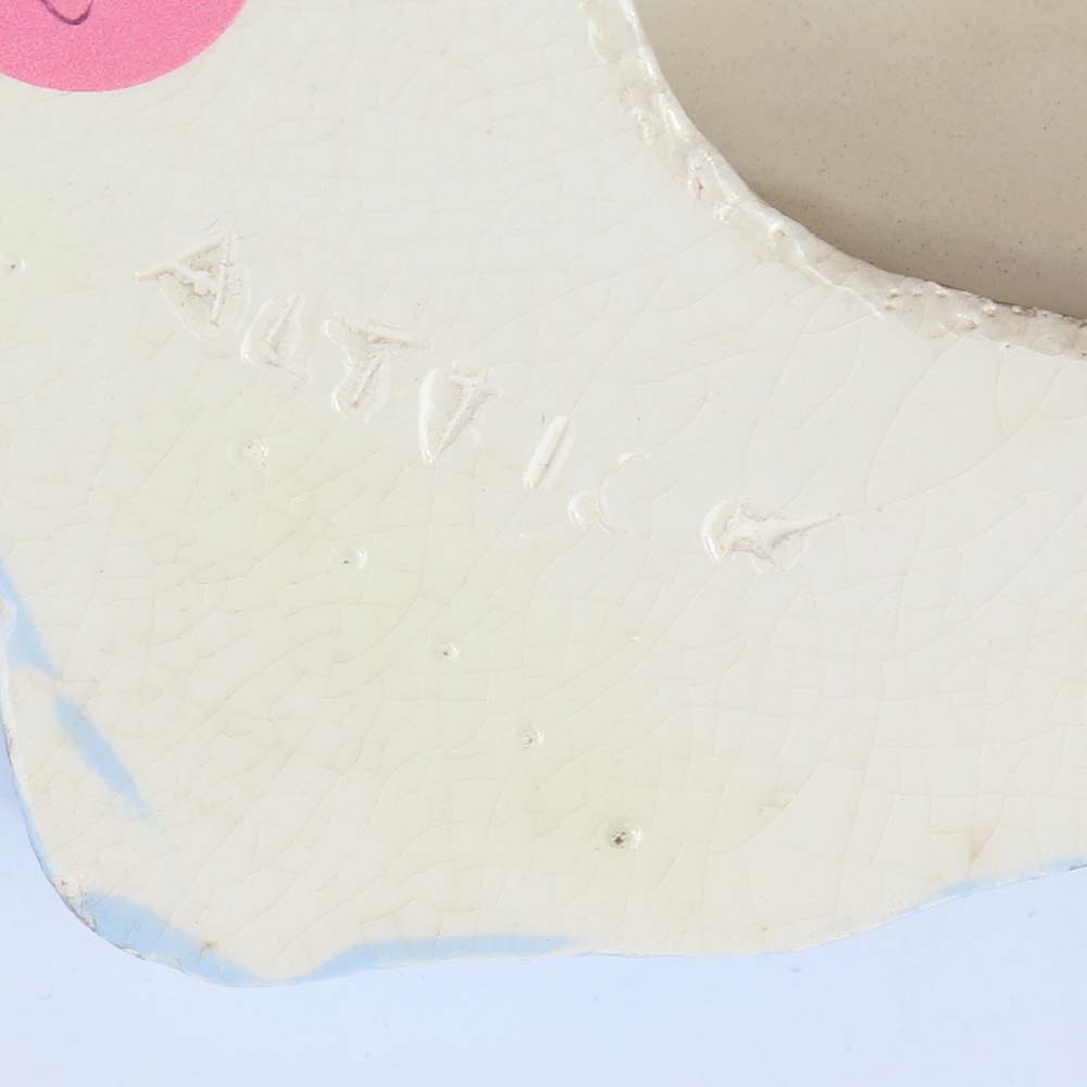 Vintage Ceramic Lady Wall Plaque