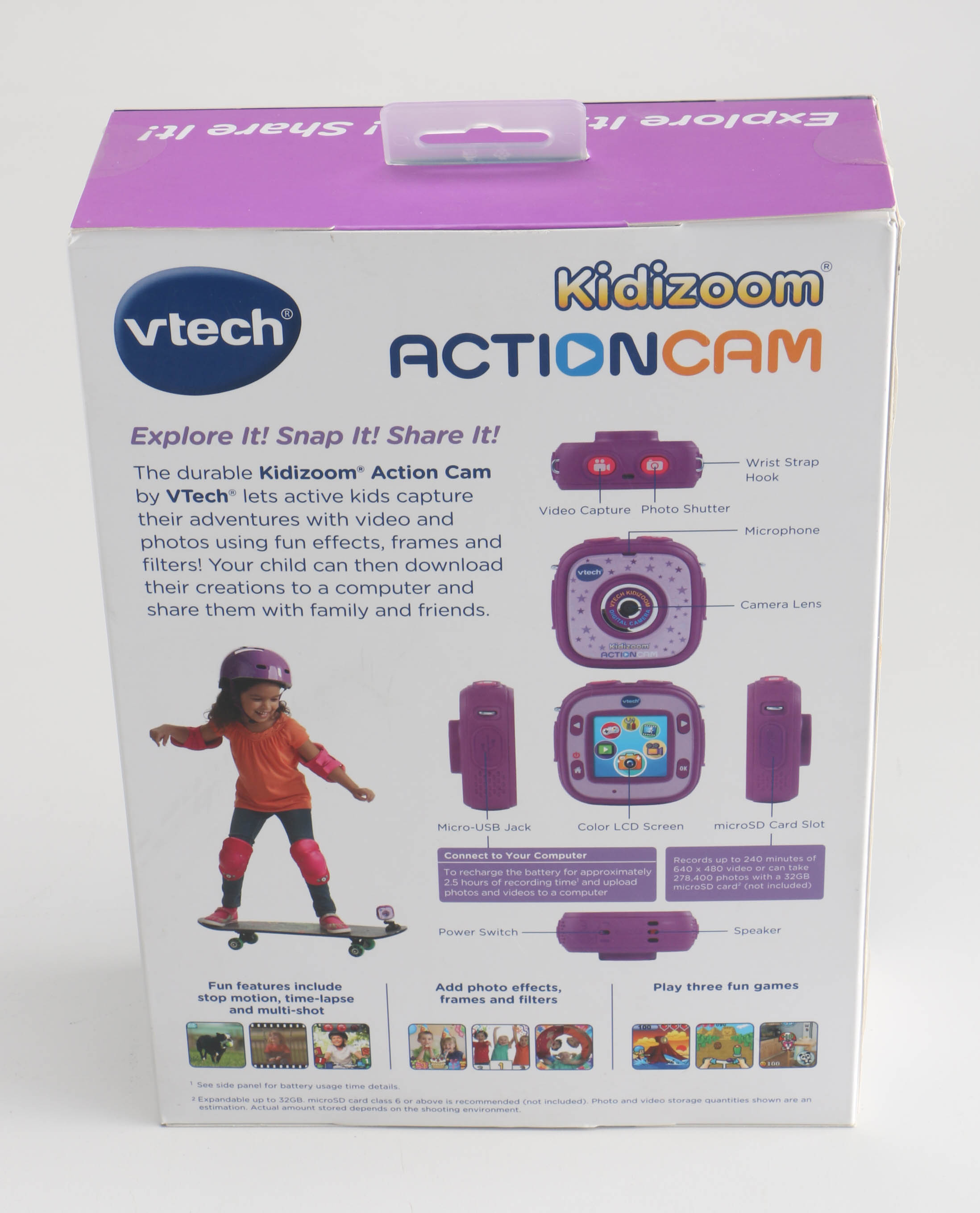 Leapfrog LeapTV And Two Vtech Action Cameras