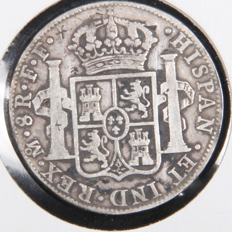 1779 Spanish Carolus III, 8 Reales Silver Coin