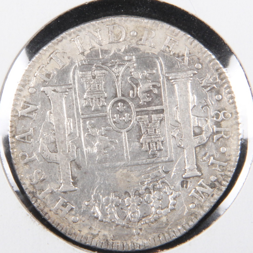 1784 Spanish Carolus III, 8 Reales Silver Coin