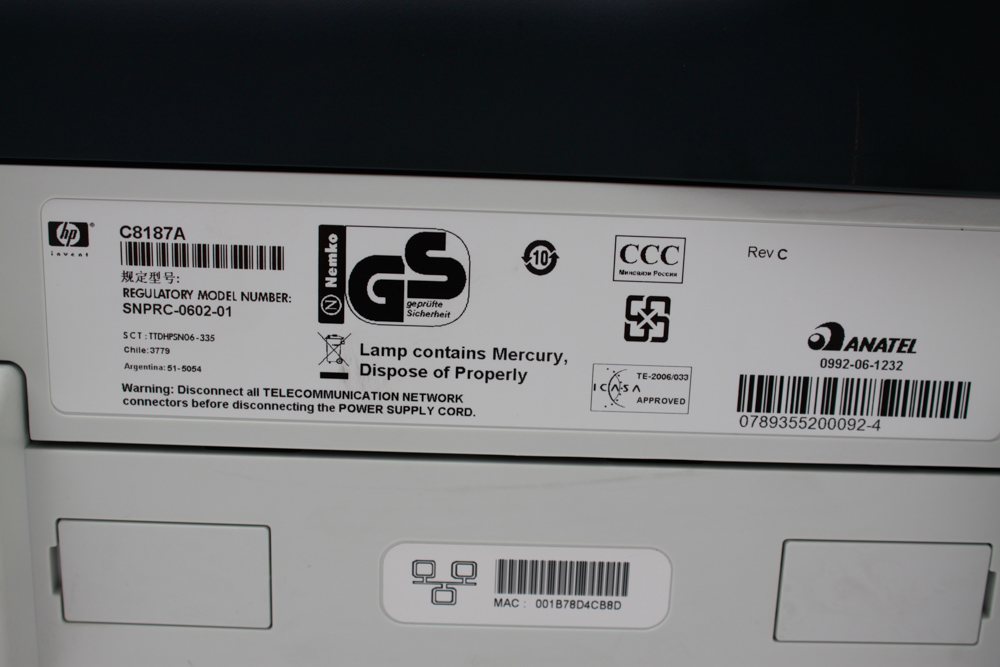 HP Officejet Pro L7580 All-in-One Printer