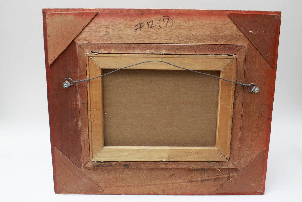 Signed Van Webber Oil Painting of St. Bernard