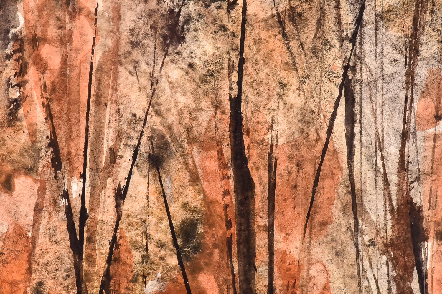 Louise Cadillac Signed Watercolor