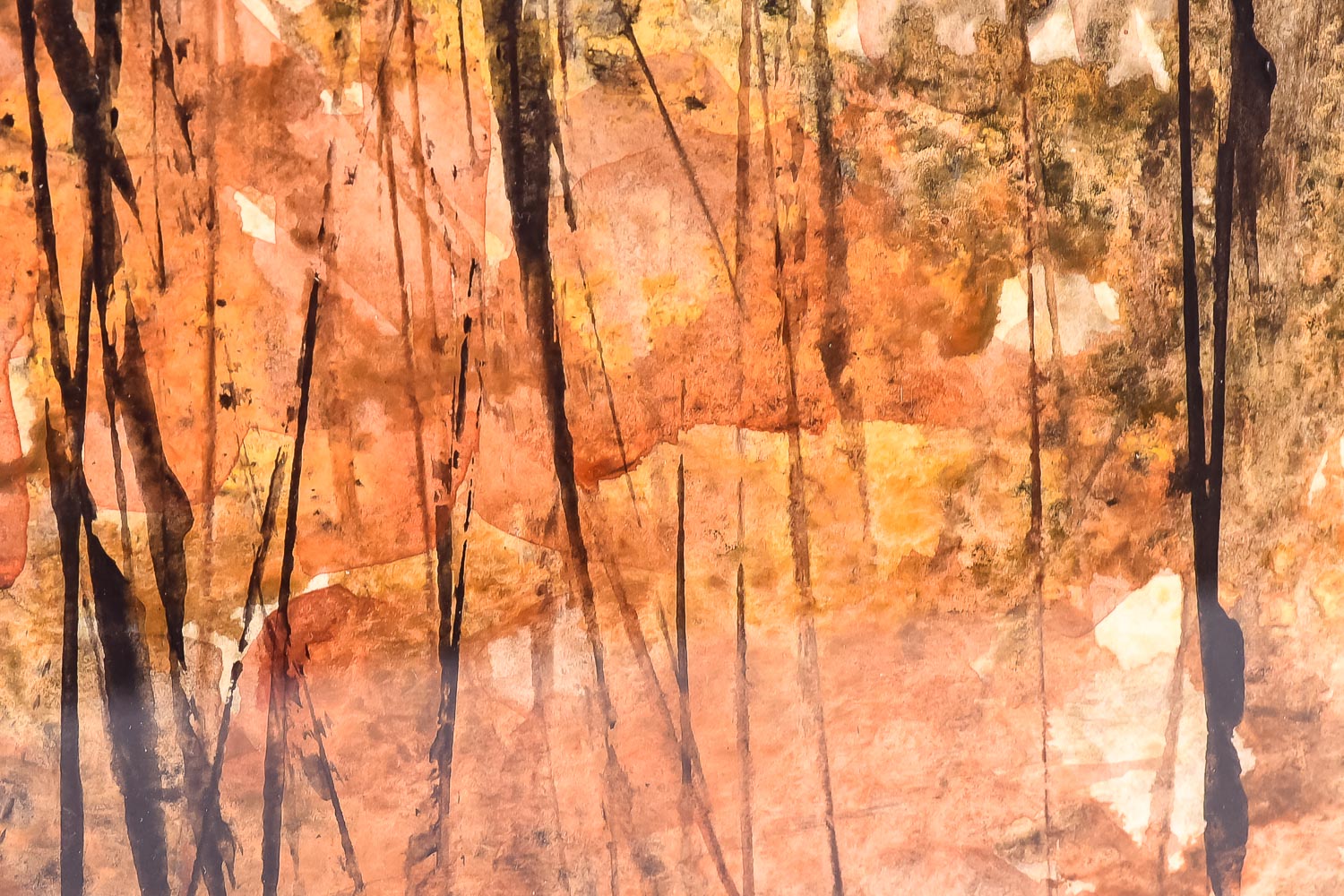 Louise Cadillac Signed Watercolor