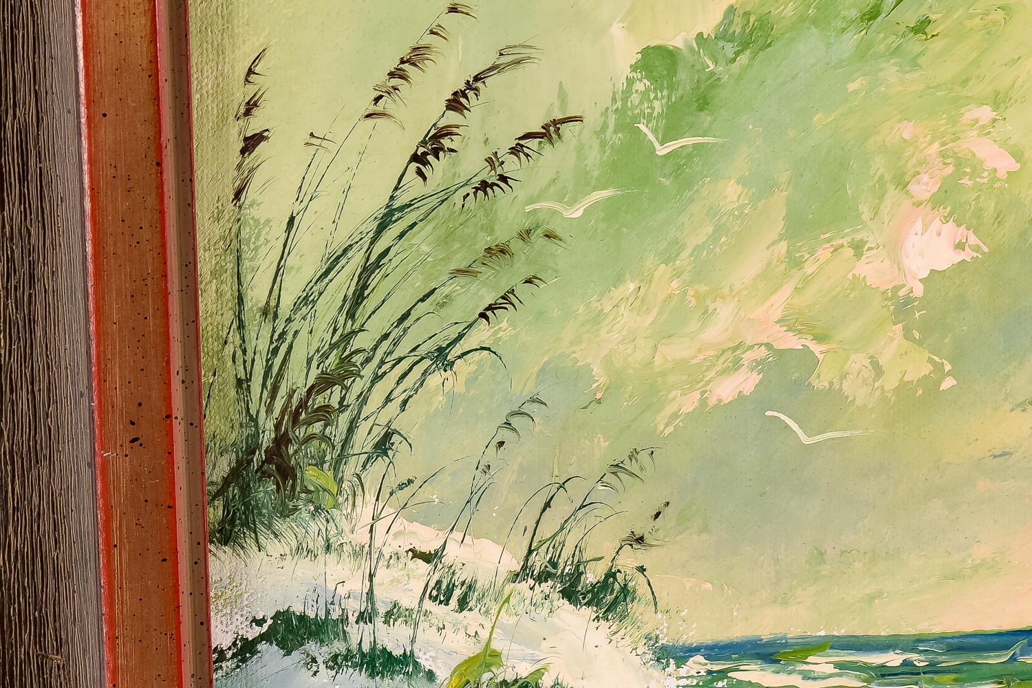 Signed Z. Steiner Acrylic Painting on Stretched Canvas