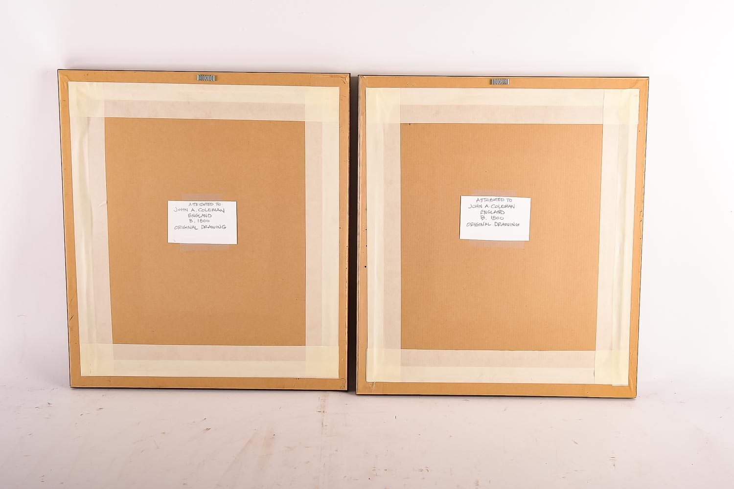 Pair of John A. Coleman Drawings