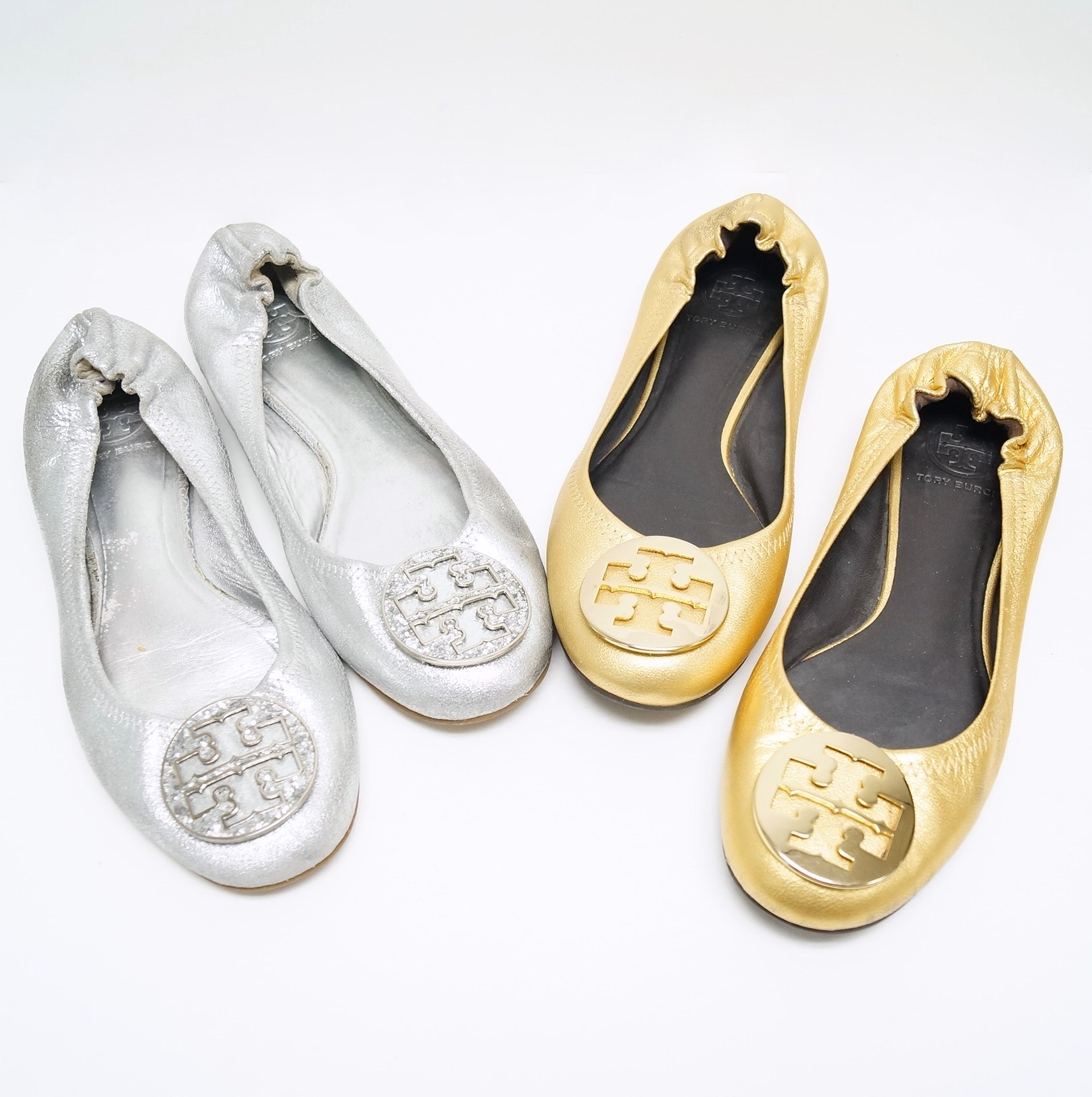 Two Pairs of Tory Burch Flats