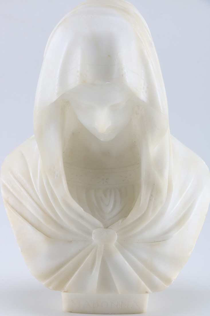 Marble Bust of the Madonna