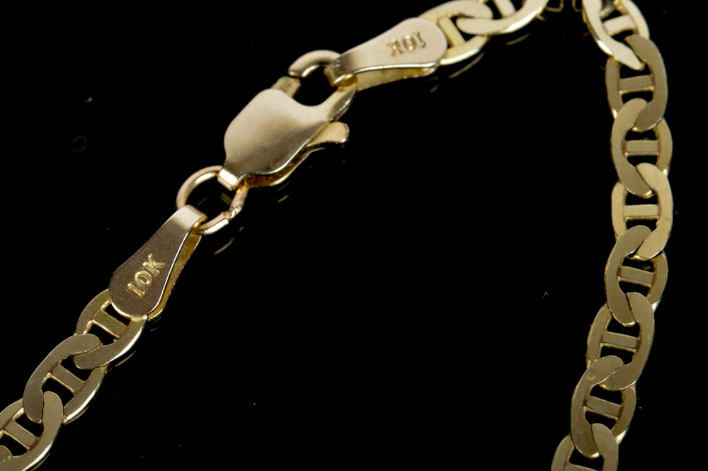 10K Solid Gold Gucci Link Bracelet
